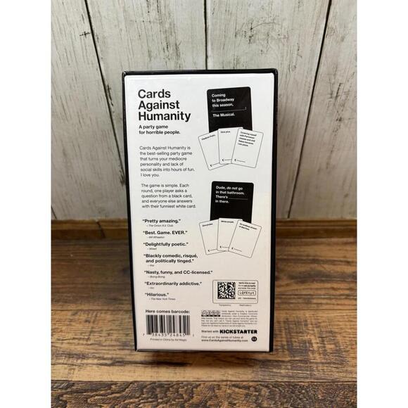 Cards Against Humanity Cards: A Party Game For Horrible People! Original - Picture 2 of 5